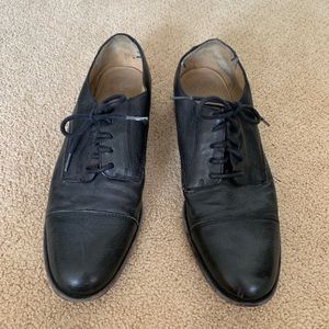 Men’s Frye Leather Lace Up Shoes in Black leather